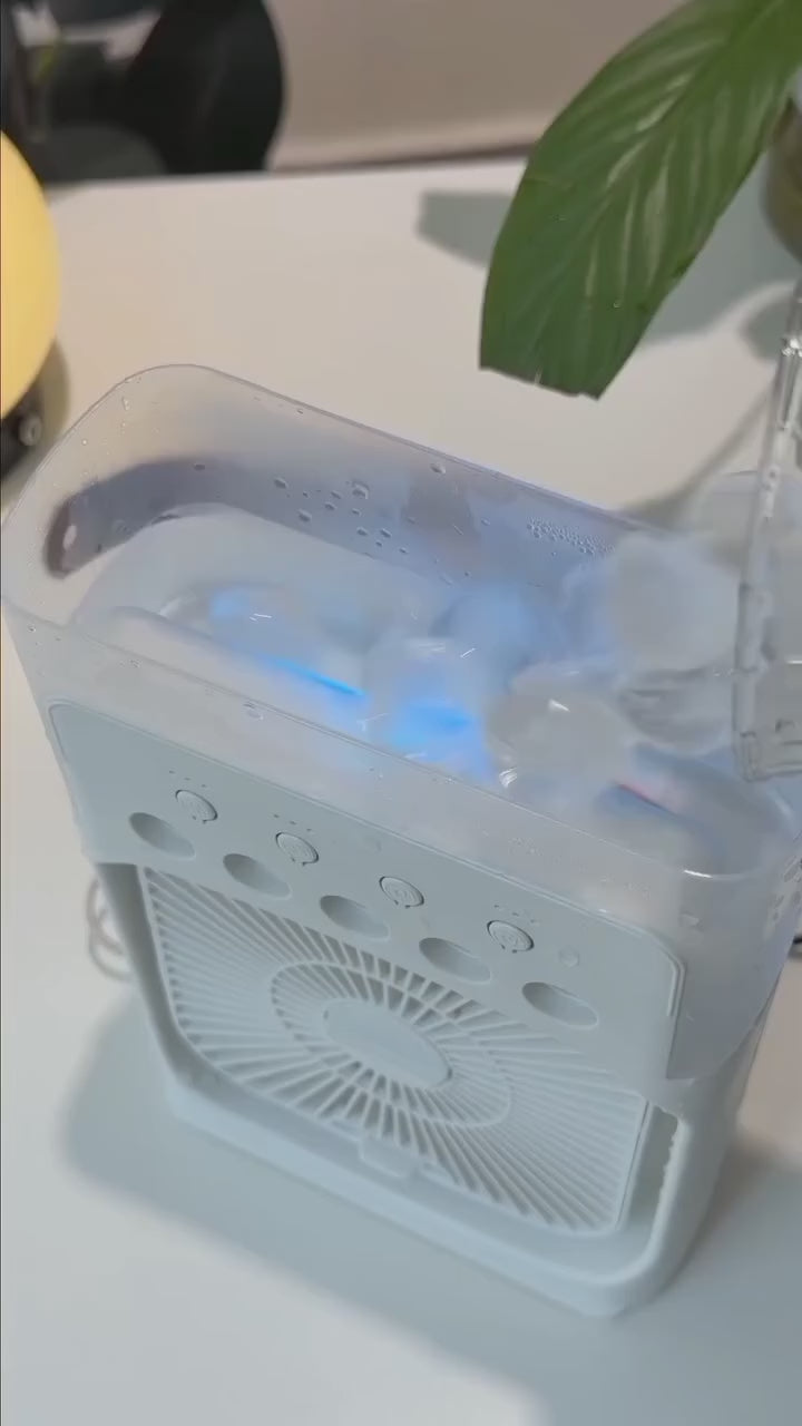 Ventilateur 3-en-1 | Rafraîchit, humidifie et parfume l’air